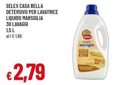 Selex - Casa Bella Detersivo Per Lavatrice Liquido Marsiglia 30 Lavaggi