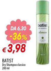 Batist - Dry Shampoo Classico