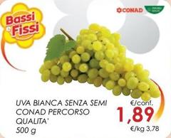 Bassi - Uva Bianca Senza Semi Percorso Qualita'
