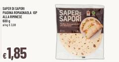 Saper di sapori - Piadina Romagnola IGP Alla Riminese