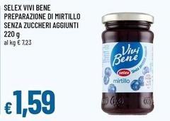 Selex - Vivi Bene Preparazione Di Mirtillo Senza Zuccheri Aggiunti