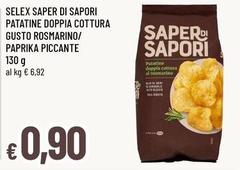 Selex - Saper Di Sapori Patatine Doppia Cottura Gusto Rosmarino