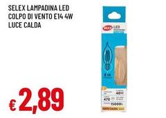 Selex - Lampadina Led Colpo Di Vento E14 4w Luce Calda