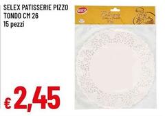 Selex - Patisserie Pizzo Tondo Cm 26