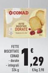 Conad - Fette Biscottate