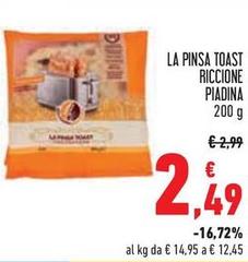 Pinsa - La  Toast Riccione