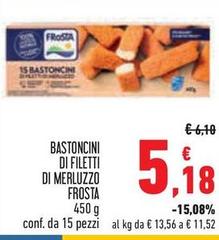 Frosta - Bastoncini Di Filetti Di Merluzzo
