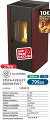 Stufa A Pellet Design Evo 7 