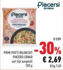 Conad - Piacersi Primi Piatti Bilanciati
