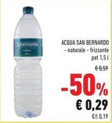 S. bernardo - Acqua