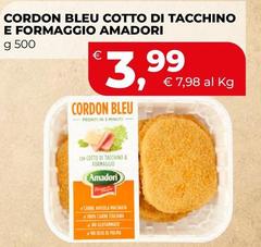 Amadori - Cordon Bleu Cotto Di Tacchino E Formaggio