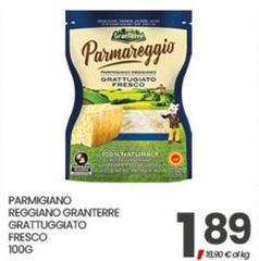 Granterre - Parmigiano Reggiano  Grattuggiato Fresco