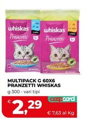 Whiskas - Multipack G 60x6 Pranzetti