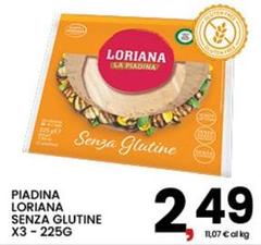 Loriana - Piadina  Senza Glutine