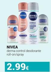 Nivea - Derma Control Deodorante Roll-On/Spray