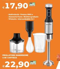 Joyteck - Frullatore Immersione 4 In 1