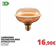 Lampadina Decorativa Ring Attacco G13