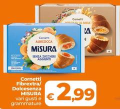 Misura - Cornetti Fibrextra/Dolcesenza