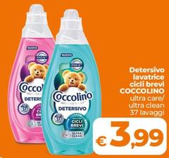 Coccolino - Detersivo Lavatrice Cicili Brevi