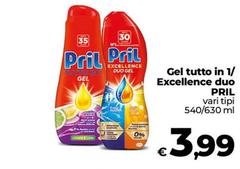 Pril - Gel Tutto In 1/Excellence Duo