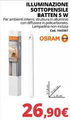 Osram - Illuminazione Sottopensile Batten 5 W