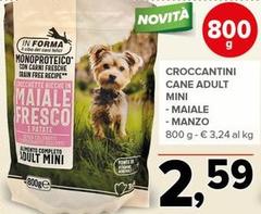 Croccantini Cane Adult Mini Maiale