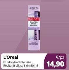 L'Oreal - Fluido Idratante Viso Revitalift Glass Skin