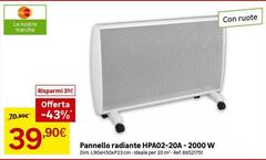 Equation - Pannello Radiante HPA02-20A - 2000 W