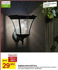 Inspire - Applique Solare Led Tova