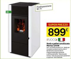 Punto Fuoco - Stufa A Pellet Canalizzata Marisa 7,9 Kw