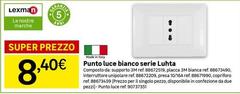 Punto Luce Bianco Serie Luhta