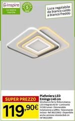 Inspire - Plafoniera Led Emingo L48 Cm