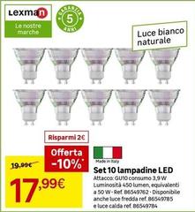 Lexman - Set 10 Lampadine Led