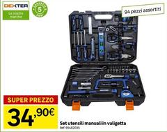 Dexter - Set Utensili Manuali In Valigetta