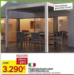 Pergola Bioclimatica Spell L300xP296xH244 Cm