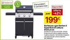 Naterial - Barbecue A Gas Kenton Ii Superficie Di Cottura 61x41,5 Cm