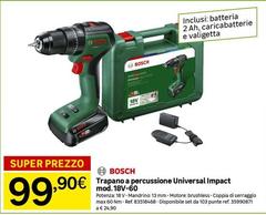 Bosch - Trapano A Percussione Universal Impact Mod. 18V-60