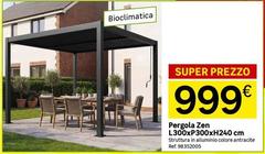 Pergola Zen L300xP300xH240 Cm