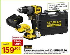 Stanley Fatmax - Trapano A Percussione Mod. SFMCD726D2T-QW