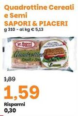 Sapori & piaceri - Quadrottine Cereali E Semi