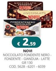 Novi - Nocciolato Fondente Nero