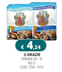 Tre grazie - Farina 00 - Kg 5