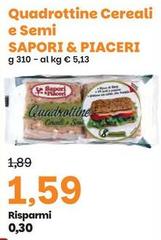 Sapori & piaceri - Quadrottine Cereali E Semi