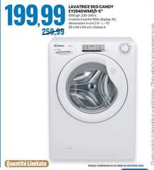 Candy - Lavatrice 9kg Ey2840w35f-s