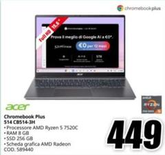 Acer - Chromebook Plus 514 GBS14-H