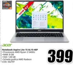 Acer - Notebook Aspire Lite 15 AL15-46P