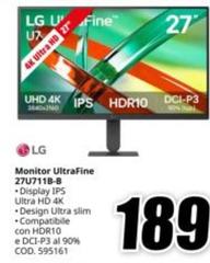 LG - Monitor Ultrafine 27U7118-B