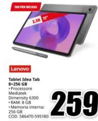 Lenovo - Tablet Idea Tab 8+256 Gb