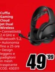 Dual - Gaming Cloud Jet  Wireless