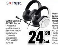 Trust - Cuffie Gaming Gxt492 Carus